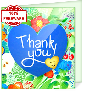 Thank You Greeting Cards Designer for Mac