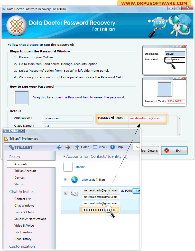 Password Recovery Software For Trillian Messenger