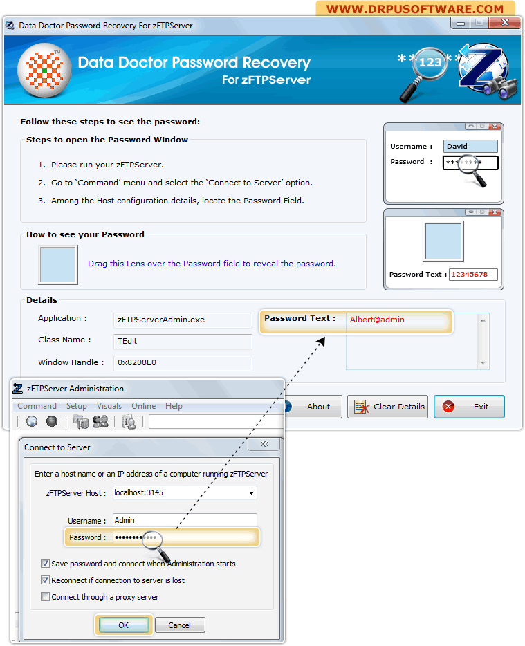 Password Recovery Software For zFTPServer